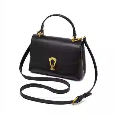 老人头 百搭 牛皮 斜挎手提包 常规 女款 多色