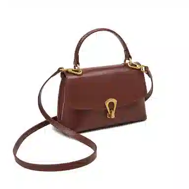 老人头 百搭 牛皮 斜挎手提包 常规 女款 多色