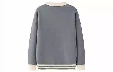 东鲸岁时记 经典基础款宽松学院风慵懒风开衫针织衫 男女同款 藏青色