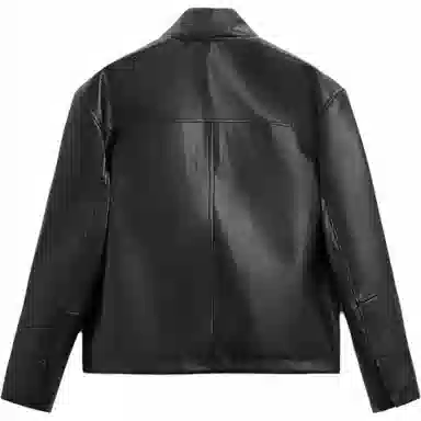 ZARA Faux Leather Jacket Black