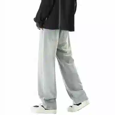 FRQ Vintage Washed Wide Leg Jeans