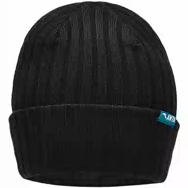 安踏儿童 纯色简约护耳针织保暖加厚防风 腈纶 绒线帽 儿童款