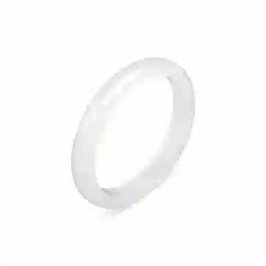 正大福 烟灰色美人镯 新中式国风透亮清冷感闪耀旗袍汉服婉约清丽精致可爱优雅气质日常百搭首饰 玻璃猫眼 手镯 女款