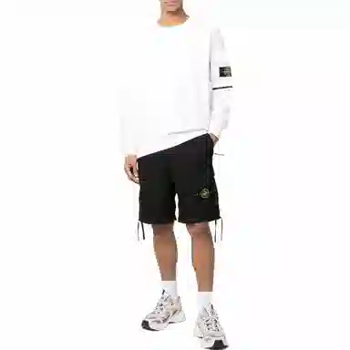 Stone Island SS22 Black Bermuda Shorts