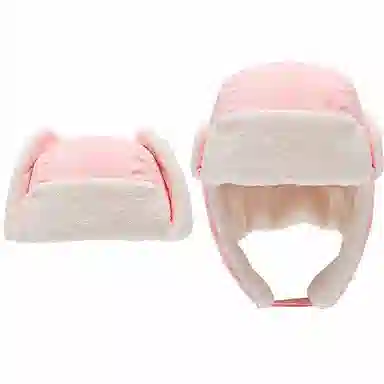 安踏儿童 加绒加厚保暖防风护耳 聚酯纤维 雷锋帽 儿童款