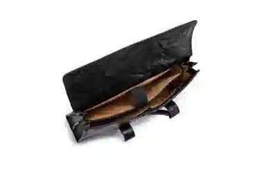 FAIRWHALE Vintage Leather Briefcase Black