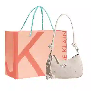 Jane Klain Strawberry Print Bag