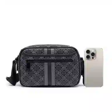 Chrisdien Deny Classic Crossbody Bag Black