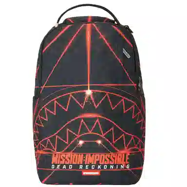 Sprayground Shark Logo Backpack Black