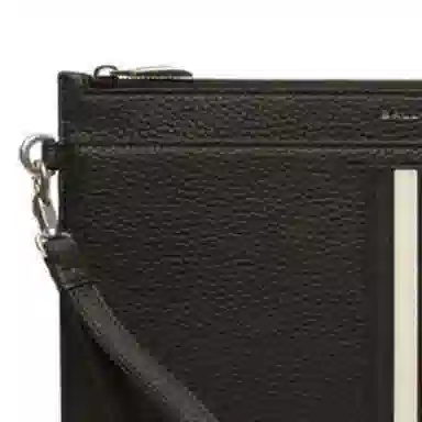 Bally Leather Clutch Black