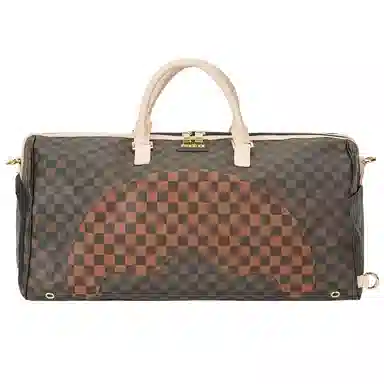 Sprayground PVC Travel Bag Brown