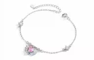 Clarkia Flower 925 Bracelet