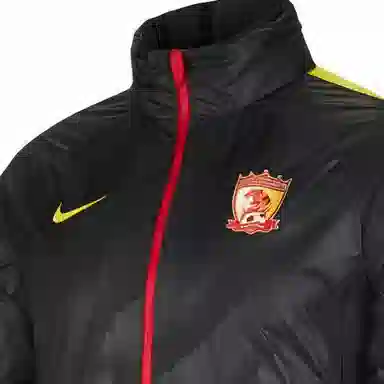 Nike AWF Jacket Black/Opti Yellow/Sport Red