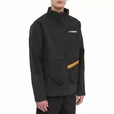 adidas Logo Zip Hoodie Black