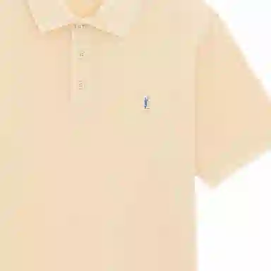 SAINT LAURENT Cassandre Polo Shirt In Piqu LogoPolo
