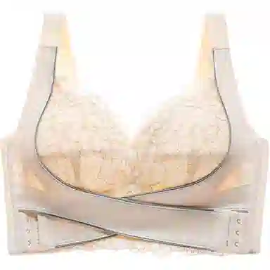 欧迪芬 调整型简约舒适休闲植物花卉文胸 女款