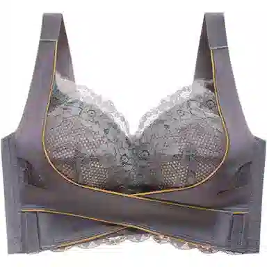 欧迪芬 调整型简约舒适休闲植物花卉文胸 女款