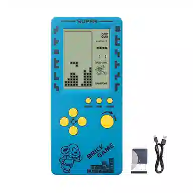 一点潮玩 超大屏俄罗斯方块机 经典怀旧复古可充电游戏机 智能玩具