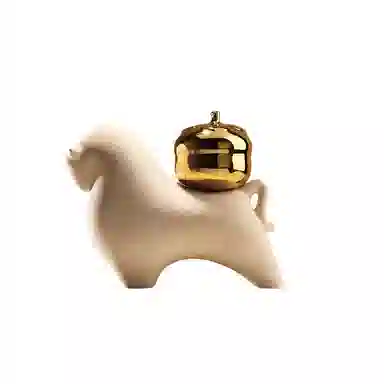 咕轹 新中式 马上有钱软装玄关客厅桌面电视柜装饰品  潮流衍生品