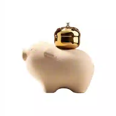 咕轹 新中式 马上有钱软装玄关客厅桌面电视柜装饰品  潮流衍生品