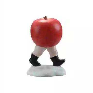 咕轹 行走的苹果可爱喜庆  潮流衍生品