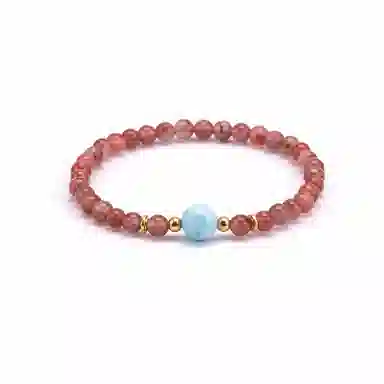 【s925银 不掉色】 聆听花开 新中式国风串珠诸事顺利好事花生 小众高级感气质个性时尚转运珠红色小清新#好运 玛瑙 手串 男女同款情侣款