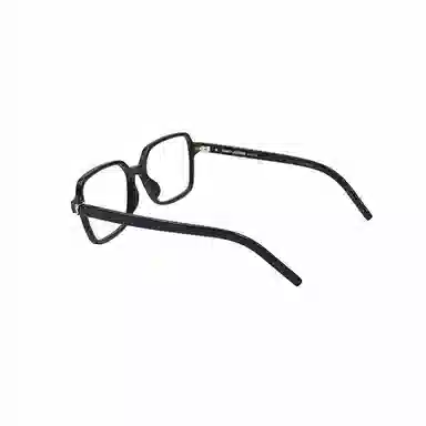 Saint Laurent Interlocking Hinge Square Optical Frames Black