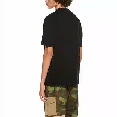 Palm Angels SS21 Burning Smiley Logo T-Shirt Black