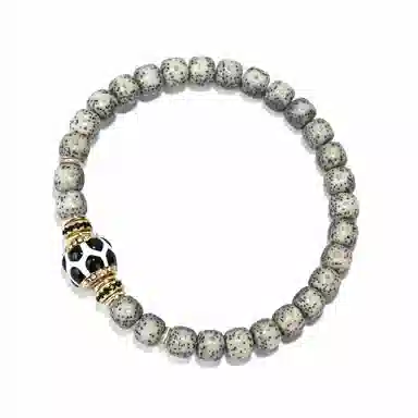 钰澜文玩 青花 珐琅彩寿珠搭配款#好运 星月菩提 手串 男女同款情侣款