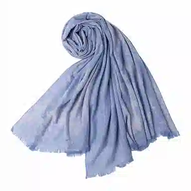 红豆 保暖提花加长加宽两用款 山羊绒 披肩 女款