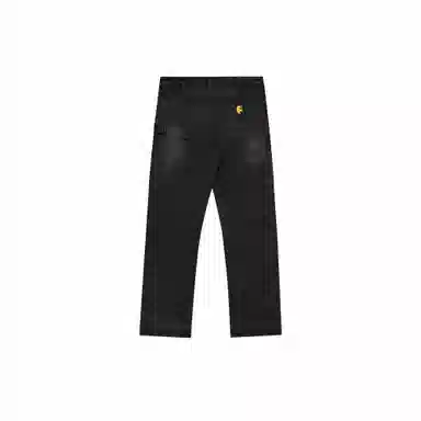 False Perception Work Pants Washed Black