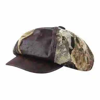 优莲茵 复古小狗图案洋气大帽檐显脸小可松紧八角帽 涤纶 贝雷帽 女款