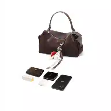 BELLE Boston Bag Brown