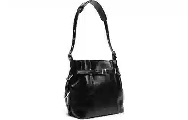 Charles & Keith Crossbody Bag Noir/Cream/Silver