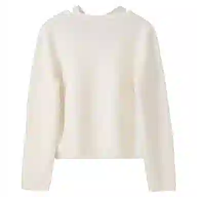 法儿家 飘带韩系毛衣打底衫针织衫 女款