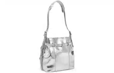 Charles & Keith Crossbody Bag Noir/Cream/Silver
