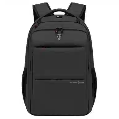 维多利亚旅行者 大容量笔记本电脑轻便商务时尚简约休闲户外通勤出行出差减负耐用日常纯色防泼水 尼龙 双肩包 男款 灰色/黑色