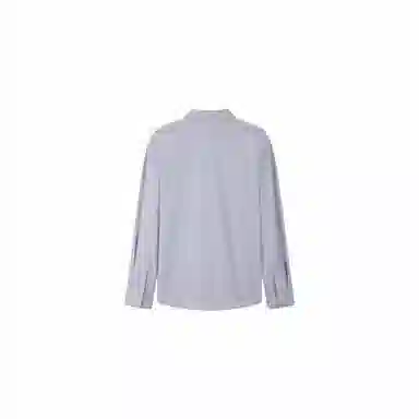 九牧王男裤专家 休闲舒适标准泡泡肌理长袖衬衫 男款