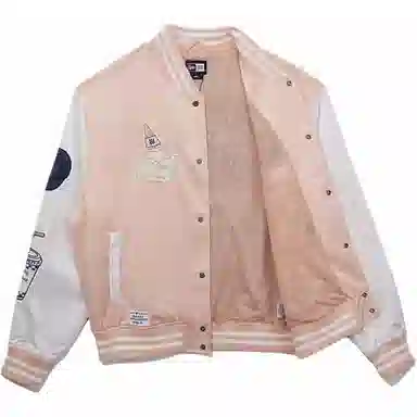 New Era x MLB SS25 Yankees Ice Cream Jacket Pink