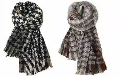 FREE RABBIT II Plaid Scarf