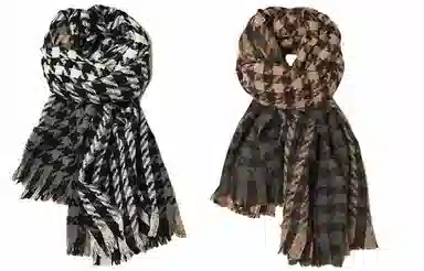 FREE RABBIT II Plaid Scarf