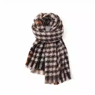 FREE RABBIT II Plaid Scarf