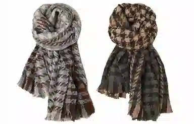 FREE RABBIT II Plaid Scarf