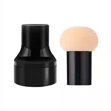 静玲珑  小蘑菇头气垫粉扑圆头超软细腻美妆蛋干湿两用海绵化妆蛋带收纳盒 不吃粉修容定妆易上妆柔软遮瑕