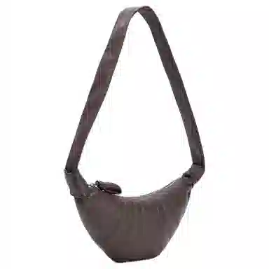 Lemaire Small Brown Leather Shoulder Bag