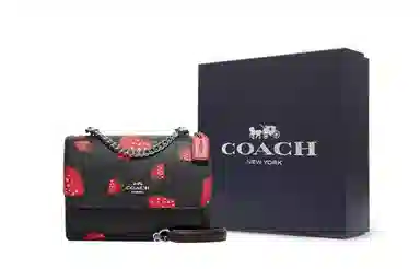 COACH Klare 18 Strawberry Print