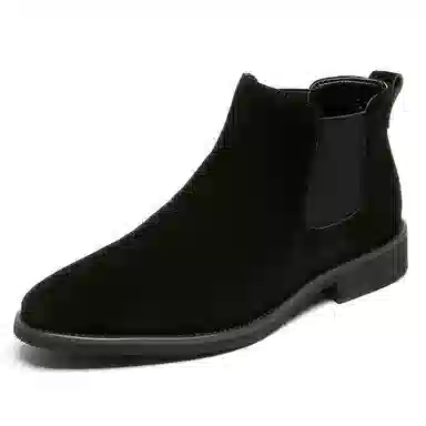 威世米邦 牛反绒 韩版百搭英伦风复古休闲工装 短筒 切尔西靴 男款