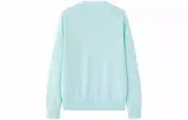 东鲸岁时记 慵懒风高级感宽松显瘦开衫外搭制服上衣针织衫 男女同款 灰野川 绀色