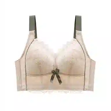 二三二三 小胸平胸不空杯中厚无钢圈聚拢专用纯欲性感舒适透气上托收副乳无痕防下垂调整型美背文胸 女款 组合装