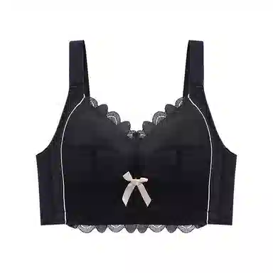 二三二三 小胸平胸不空杯中厚无钢圈聚拢专用纯欲性感舒适透气上托收副乳无痕防下垂调整型美背文胸 女款 组合装
